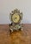 Quality antique 19th century French boulle mantle clock, having a fantastic quality boulle mantle clock inlaid with brass...