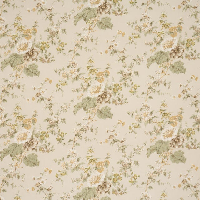 Inspired by a document in our archive, Midsummer Hollyhock is a timeless floral fabric with a soft, painterly aesthetic....
