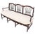 Antique Tripple Rush Seat Solid Linen Upholstery Cushion Bench Sattee Sofa For Sale - Image 13 of 13