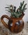Contemporary 1970s Hand-Crafted Olive Wood Pitcher For Sale - Image 3 of 7