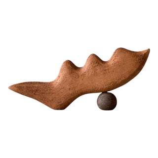 Momentum Sculpture in Chamotte Stoneware by Thalia Dalecky For Sale