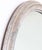 Italian Italian Mid Century Silver Leaf Oval Mirror For Sale - Image 3 of 13
