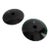 Pair of Royal Copenhagen Per Lütken Dark Green Glass Disk Candlesticks – Danish Modern – Original Boxes For Sale