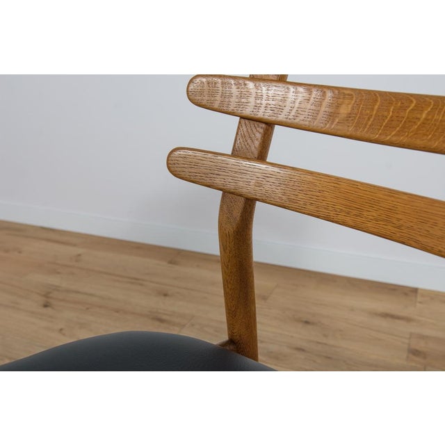 Mid-Century Oak Dining Chairs by Poul Volther for FDB Mobler, Denmark, 1960s, Set of 6 For Sale - Image 17 of 18