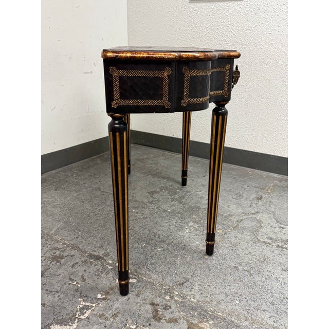 Napoleon III Style Ebonized Console For Sale - Image 9 of 12