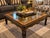 Elevate your living space with this striking vintage square coffee table from the highly coveted "Et Cetera" Collection by...