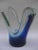 Mid 20th Century Art Glass Splash Vase For Sale - Image 5 of 9