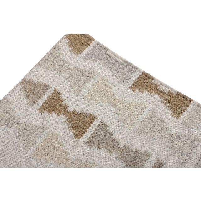Celerie Kemble Muted Scandinavian Kilim Rug by Celerie Kemble for Chairish, 4'x6' For Sale - Image 4 of 7