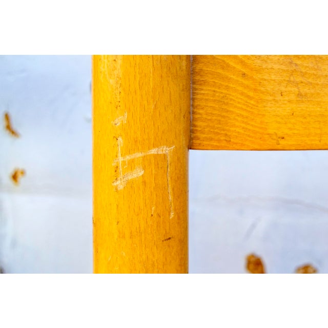 Brown Straw Stools by Charlotte Perriand, 1970, Set of 4 For Sale - Image 8 of 14