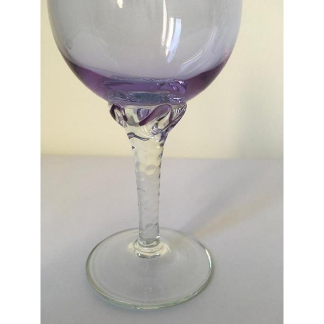 Postmodern Murano Glass Goblet, Italy, 1960s For Sale - Image 4 of 15