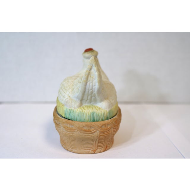 Ceramic Late 19th Century Staffordshire Bisque Hen on Nest Tureen For Sale - Image 7 of 7