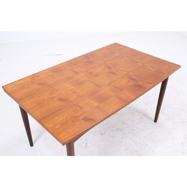 Vintage Extendable Dining Table in Teak, 1960s For Sale - Image 10 of 11