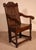 Early 17th Century Charles I Joined Oak Armchair For Sale - Image 10 of 15