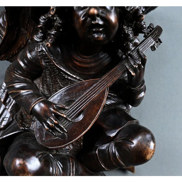 Renaissance Style Carved Walnut Wall Console, Late 19th Century For Sale - Image 9 of 14