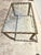 Mid-Century Modern Feathered Interlocking Chain Link Coffee Table in Gold Finish For Sale In New Orleans - Image 6 of 10