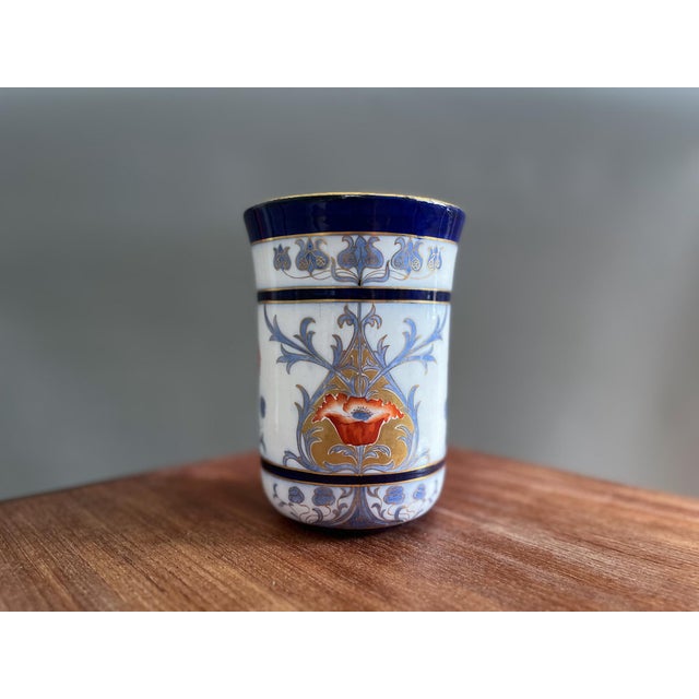 19th Century Ceramic Aurelian Ware Vase from Moorcroft, 1890s For Sale - Image 5 of 11