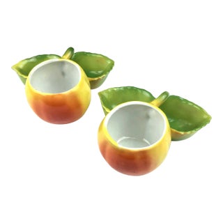 Vintage Porcelain Trinket Cups - a Pair For Sale