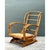 Mid-Century Modern Vintage Heywood Wakefield Rattan Springer Lounge Chair For Sale - Image 3 of 12