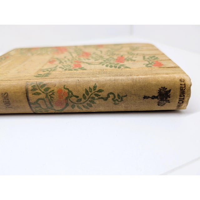 Antique Longfellow’s Poems Decorative Art Nouveau Cloth Book – H. M. Caldwell Co. c.1900 For Sale - Image 10 of 18