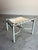 Green Early Mid Century Robert Lewis Attrbuted Patinated Bronze Patio Lounge Chair Ottoman Set, 2 Pieces For Sale - Image 8 of 11