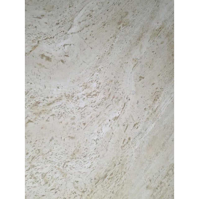 Stone Finale 1790 Travertine Coffee Table by Peter Draenert, Germany, 1970s For Sale - Image 7 of 11