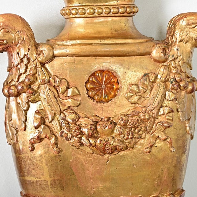 Italian Pair of 19th Century Giltwood Appliqués For Sale - Image 10 of 12