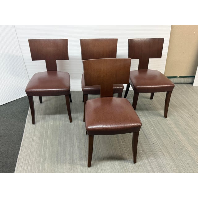 Design Plus Gallery presents a Set of Four Verve Dining Chairs from the Morla Collection for Conde House, designed by...
