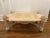 French Bleached Oak Coffee Table From Estate in France, British Colonial Style - 20th Century For Sale - Image 4 of 12