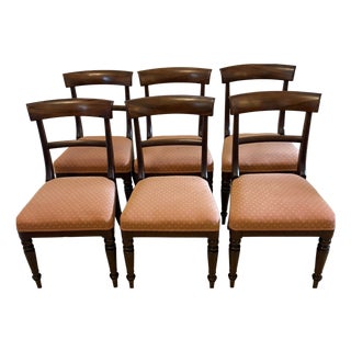 Antique Regency Mahogany Dining Chairs, 1830, Set of 6 For Sale