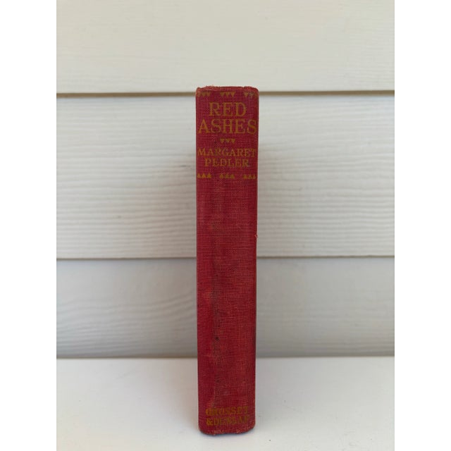 American Red Ashes 1925 First Edition by Margaret Pedler Interesting Cover For Sale - Image 3 of 12