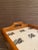 Newly made Carved wooden tray with a vintage handwoven Guatemalan textile from the 1980's. Set under glass, the tray is...