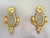 Bronze 1970s French Louis XVI Gold Bronze Bead Wall Lamps Sconces 2pc- Pair For Sale - Image 8 of 13