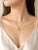 Art Deco Late 20th Century 14K Yellow Gold Amber Citrine Pendant Necklace For Sale - Image 3 of 3