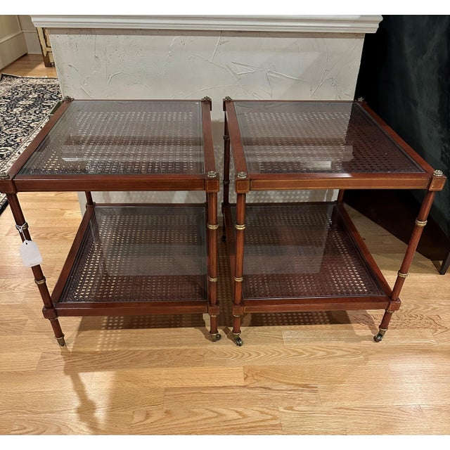 Transitional CTH/Sherrill Furniture Bunching Cocktail Tables - Set of 2 For Sale - Image 3 of 3