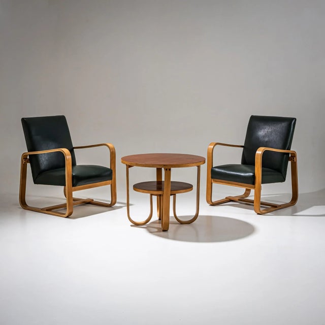 Seating Group by Giuseppe Pagano Pogatschnig, Italy, 1940s, Set of 5 For Sale - Image 4 of 15
