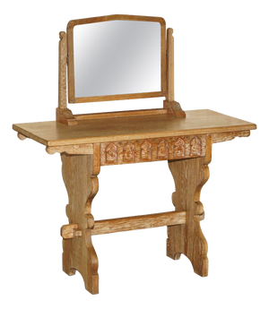 Arts & Crafts Limed Oak Cotswold Dressing Table from Tudor Furniture, 1930s