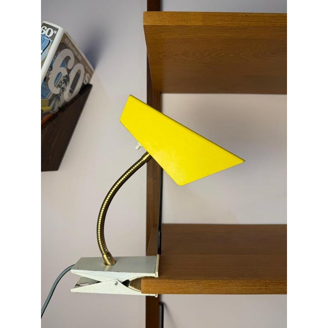 Yellow Gold Clamp Lamp by Hoso For Sale - Image 4 of 11