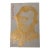 Contemporary Original E.J.Hartmann Gold Metallic Portrait Painting Ulysses S.Grant For Sale