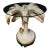 Late 20th Century Palm Beach Regency Parcel Gilt Monkey and Palm Tree Dining Table -Newly Painted For Sale