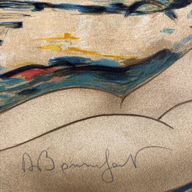 Alain Bonnefoit, Mists and Rains, Lithograph, 2000s For Sale - Image 6 of 10