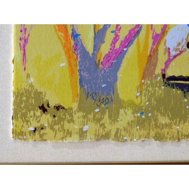 "Spring of The Rainbow Warriors" Original Limited Edition Serigraph on paper by Earl Biss Hand Signed by the Artist Frame...