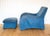 Set of Art Deco Style Loge Lounge Chair and Ottoman by Gerard van den Berg for Montis, 1980s For Sale - Image 9 of 18