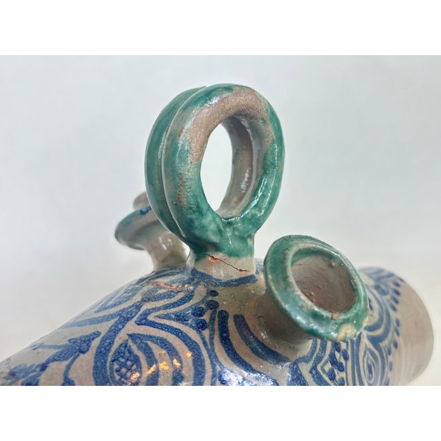 Mid 20th Century Glazed Terra Cotta Vessel For Sale - Image 11 of 11