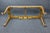 Gold Chippendale Style Marble Mahogany Entry/Console Table For Sale - Image 8 of 11