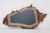 Brown 20th Century Rococo Carved Wooden Mirror with Cartouche-Shaped Glass, Italy, 1950s For Sale - Image 8 of 11