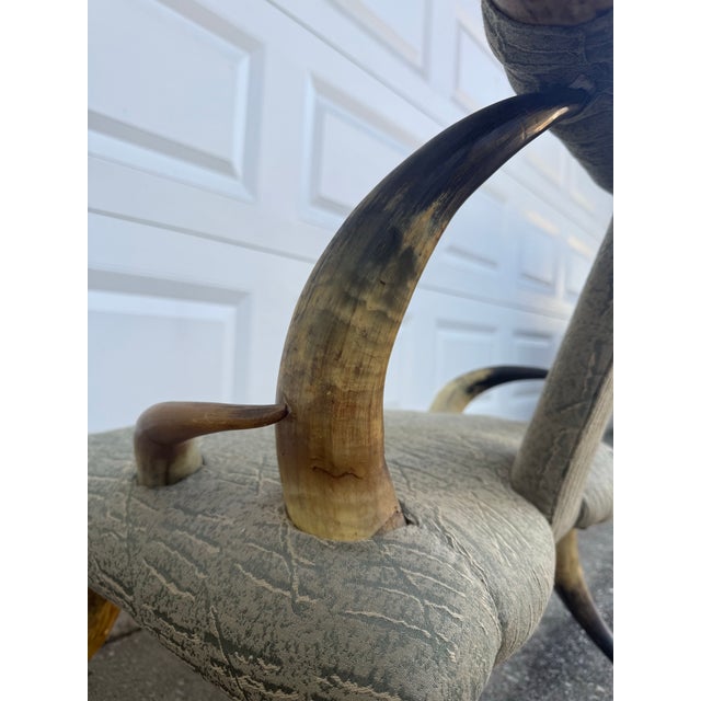 Vintage Argentine Steer Horn Children’s Chair For Sale - Image 10 of 12