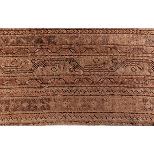 Antique Turkish Oushak Rug For Sale - Image 4 of 7