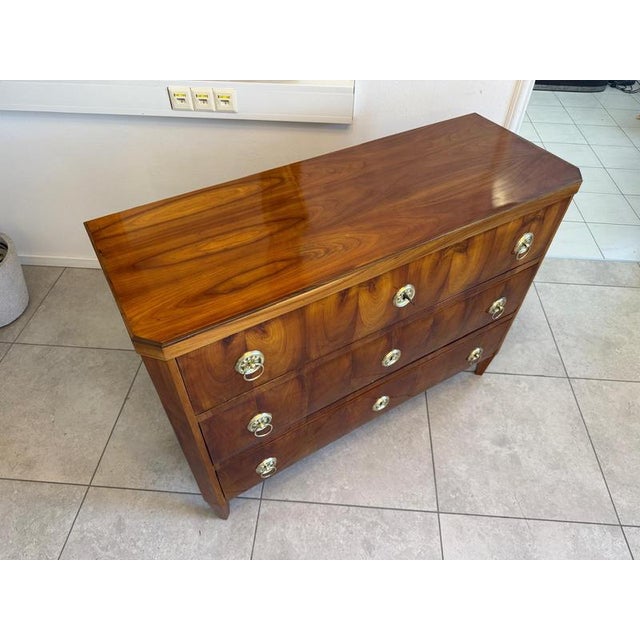 Biedermeier Chest of Drawers in Cherrywood For Sale - Image 6 of 11