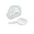 Boho Chic Molded Clear Perfume Bottle W/Stopper For Sale - Image 3 of 5