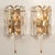 Small Palazzo Wall Lights in Gilt Brass attributed to J. T. Kalmar for Kalmar, 1970s, Set of 2 For Sale - Image 3 of 9